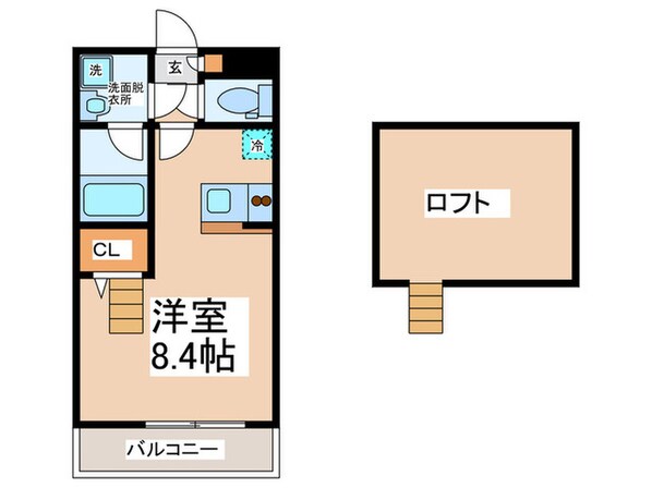 レ－ヴハウスの物件間取画像